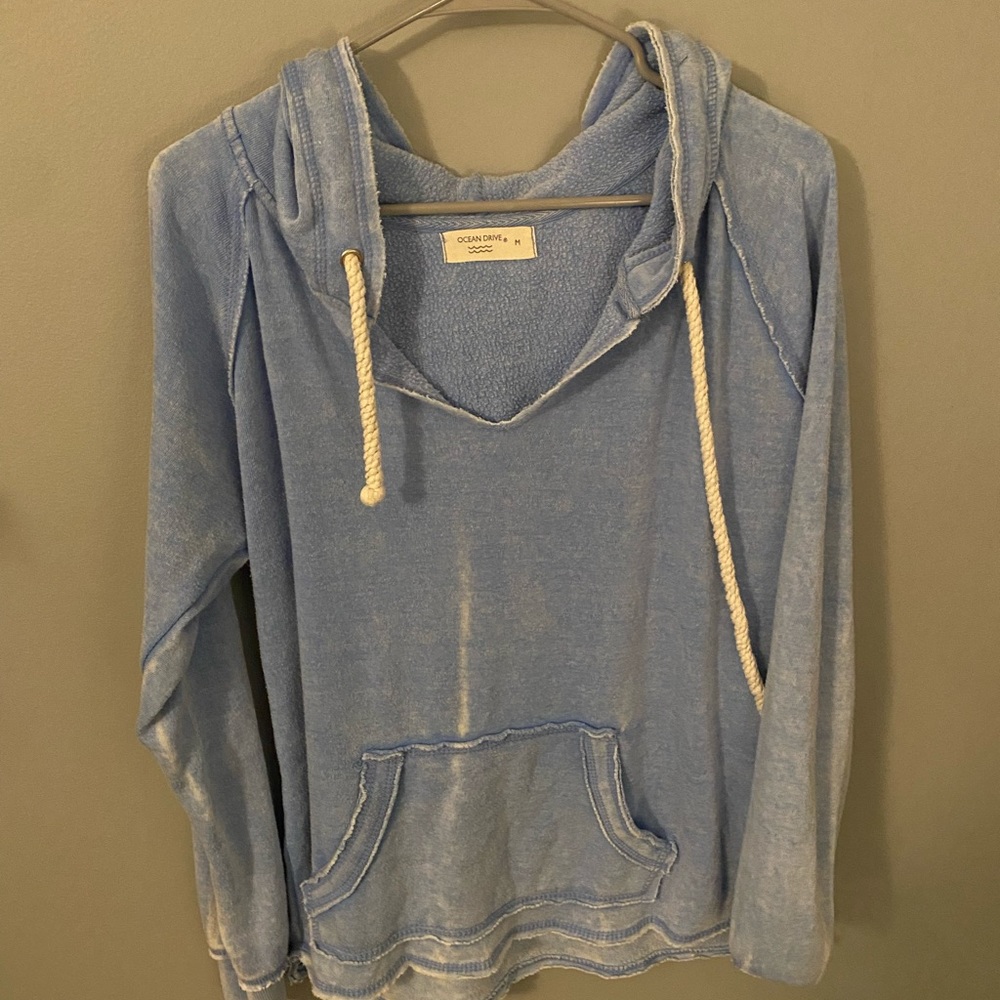 Ocean Drive Blue Medium Hoodie
